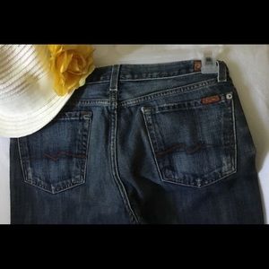 BIG BOY-7 For All Mankind Jeans-Straight Leg-Sz 16